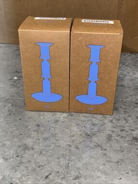 HAY Modern Candlestick Holders Set of 2 Scandinavian Danish Design NEW